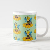 European honey bee Jumbo-Tasse (Rechts)