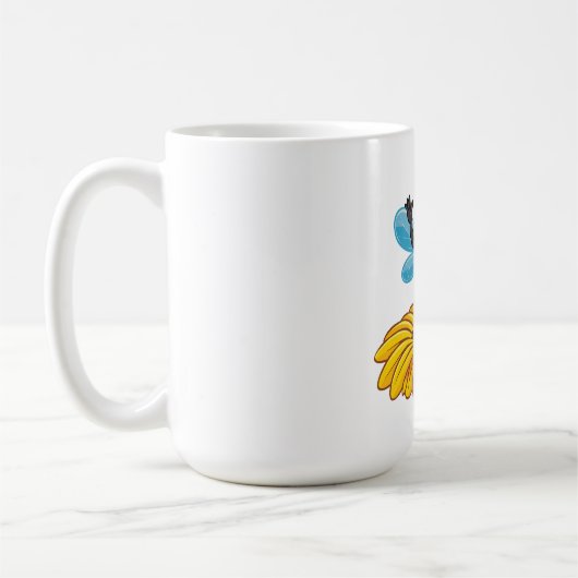 European honey bee kaffeetasse (Links)
