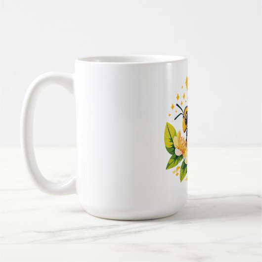European honey bee kaffeetasse (Links)