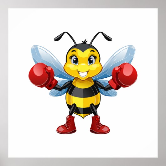 European honey bee poster (Vorne)