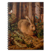 European Painting Rabbit Year 2023 Spiral Notebook Notizblock (Vorderseite)