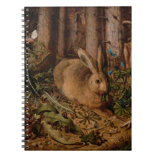 European Painting Rabbit Year 2023 Spiral Notebook Notizblock (Vorderseite)