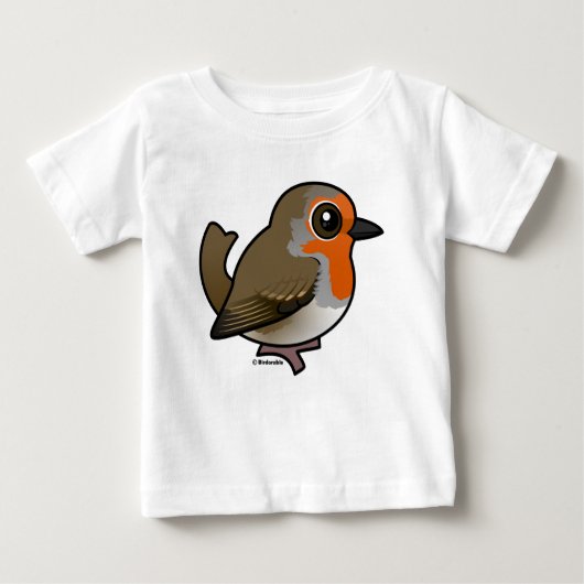 European Robin Baby T-shirt (Vorderseite)
