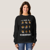European Robin Bird Robinholic Sweatshirt (Vorne ganz)