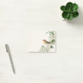 European Robin & Hawthorn – Editable Botanical Wed Post-it Klebezettel (Büro)