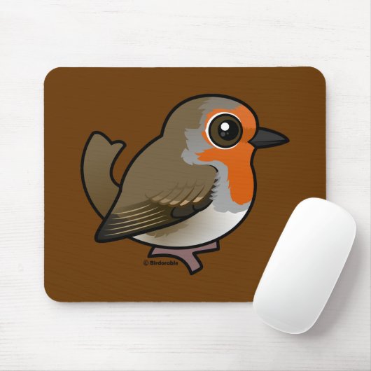 European Robin Mousepad (Mit Mouse)