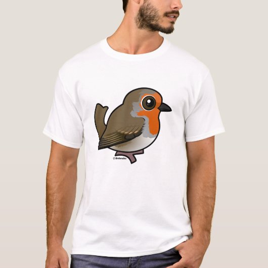 European Robin T-Shirt (Vorderseite)