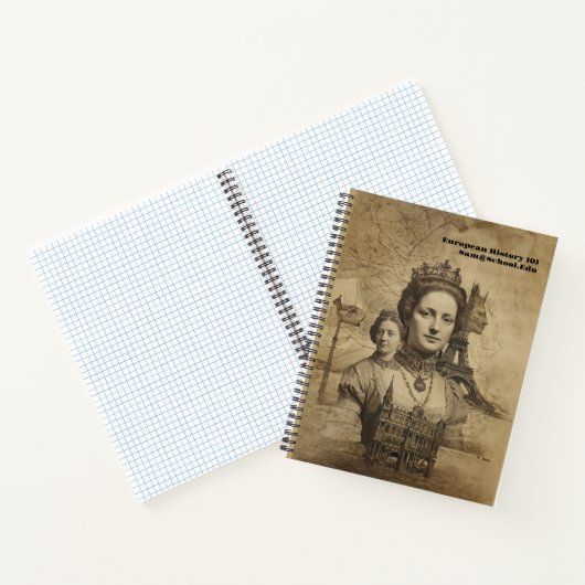 European Royalty and Architecture - History Course Notizblock (Innenseite)