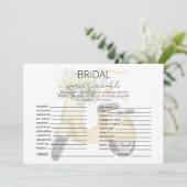 European Scooter Shooter Word Scramble Game Einladung (Stehend Vorderseite)