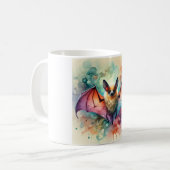 European serotine bat 131024AREF133 - Watercolor Kaffeetasse (Vorderseite Links)
