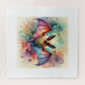 European serotine bat 131024AREF133 - Watercolor Puzzle (Horizontal)