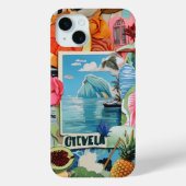 European Summer Beach Preppy Collage Scrapbook Case-Mate iPhone Hülle (Rückseite)