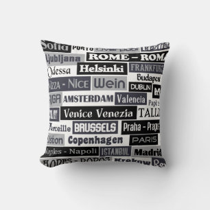 European Traveller wurf Kissen