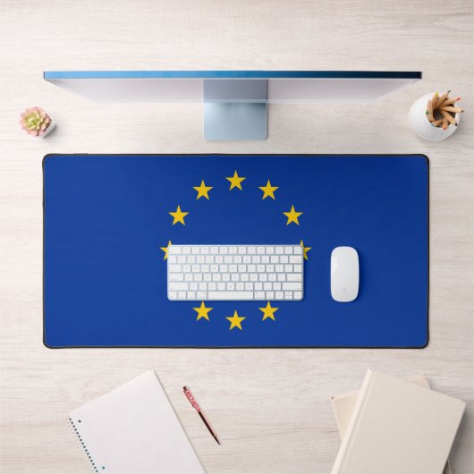 European Union flag custom desk mat Schreibtischunterlage (Büro 1)
