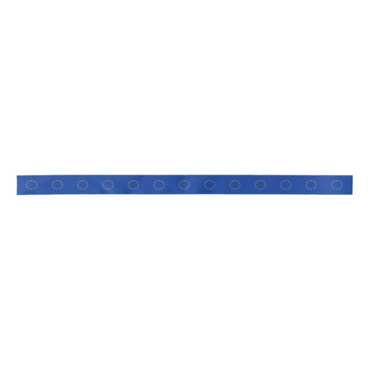 European Union flag Ribbon Satinband (Vorderseite)