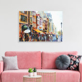 EuropeanCitiesGemalt von Fxn Art Leinwanddruck (Insitu (Wohnzimmer))