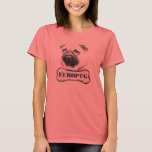 Europug grober Gesichts-Damen-Wecker-T - Shirt