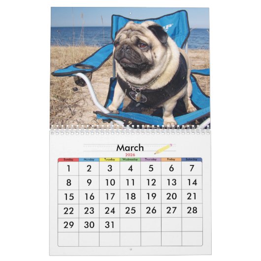 Europug Kalender 2016 "die Jahreszeiten mit Valli (Mär 2026)