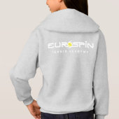 EuroSpin Girls Zip Hoodie Dunkle Farben (Rückseite)