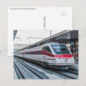 Eurostar Italia ETR 460 in Roma Termini. Postkarte (Vorne/Hinten)