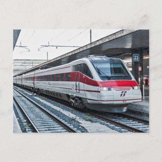 Eurostar Italia ETR 460 in Roma Termini. Postkarte (Vorderseite)