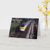 Eurostar-Personenzug Karte (Gelbe Blume)