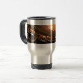 EuroTruck rostfreier Radiostahl 444 ml-Reise-Tasse Reisebecher (Vorderseite Links)