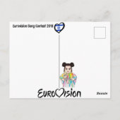 Eurovision Song Contest 2018 Postkarte (Rückseite)