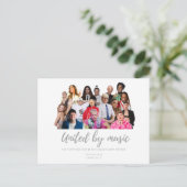 Eurovision Songcontest 2024 Malmo Sweden Singing Postkarte (Stehend Vorderseite)