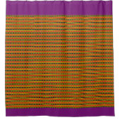 Eurydice-Duschvorhang mit lila Trimm Duschvorhang (Vorderseite)