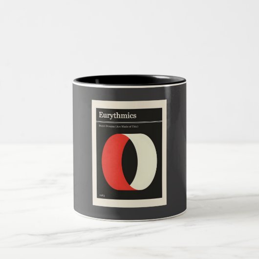 Eurythmics Retro Gig Zweifarbige Tasse (Mittel)