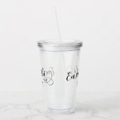 Euskadi Baskenland Flaggenmitte Acryltrinkbecher (Links)