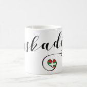 Euskadi Baskenland Herzenflagge Kaffeetasse (Mittel)