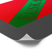 Euskadi Baskenland - Kulturflagge Poster (Ecke)