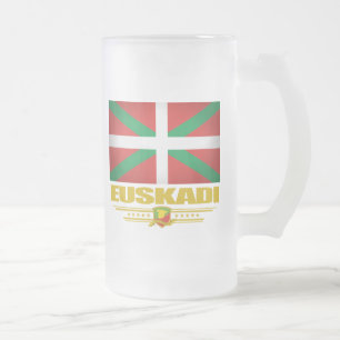 Euskadi (Baskenland) Mattglas Bierglas