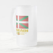 Euskadi (baskisches Land) Mattglas Bierglas (Vorderseite Links)