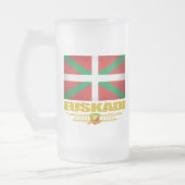 Euskadi (baskisches Land) Mattglas Bierglas (Links)