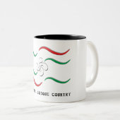 Euskadi - Basque Country 2 Zweifarbige Tasse (VorderseiteRechts)