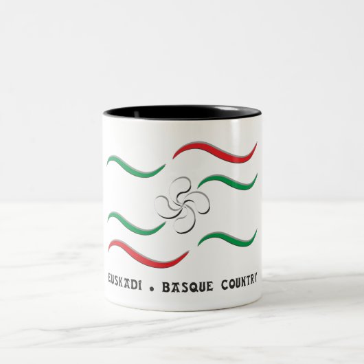 Euskadi - Basque Country 2 Zweifarbige Tasse (Mittel)