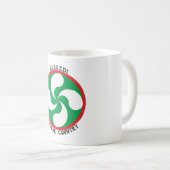 Euskadi, Basque - Country -, Lauburu Kaffeetasse (VorderseiteRechts)