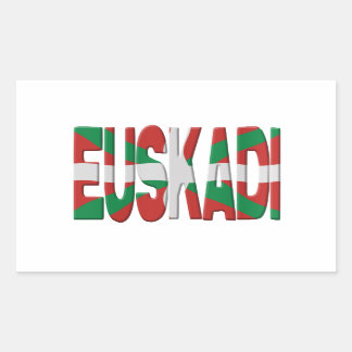Euskadi - Basque flag Rechteckiger Aufkleber