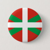 Euskadi Flag Baskische Ikurrin Ikurrina Abzeichen Button (Vorderseite)