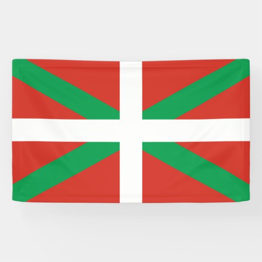 Euskadi Flag Baskische Ikurrin Ikurrina Banner (Horizontal)
