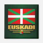 Euskadi Flag Magnet (Vorne)