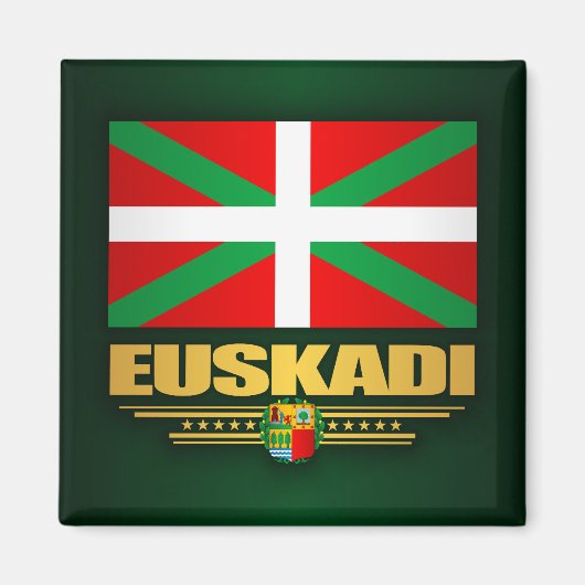 Euskadi Flag Magnet (Vorne)