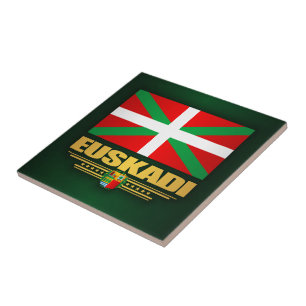Euskadi Flagge Fliese