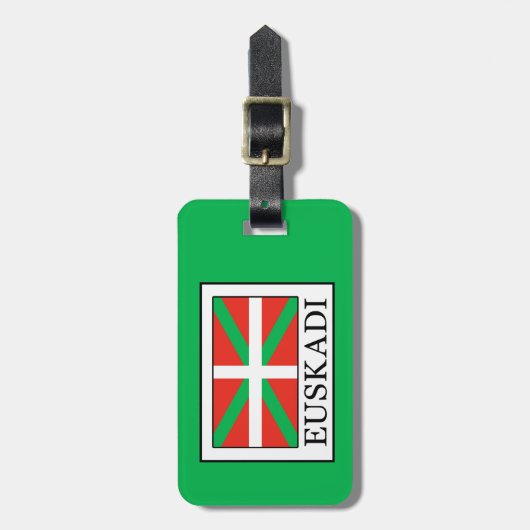 Euskadi Gepäckanhänger (Vorderseite vertikal)