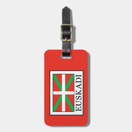 Euskadi Gepäckanhänger (Vorderseite vertikal)