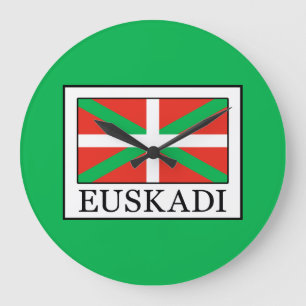 Euskadi Große Wanduhr