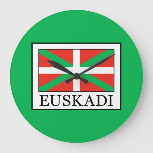Euskadi Große Wanduhr (Vorderseite)